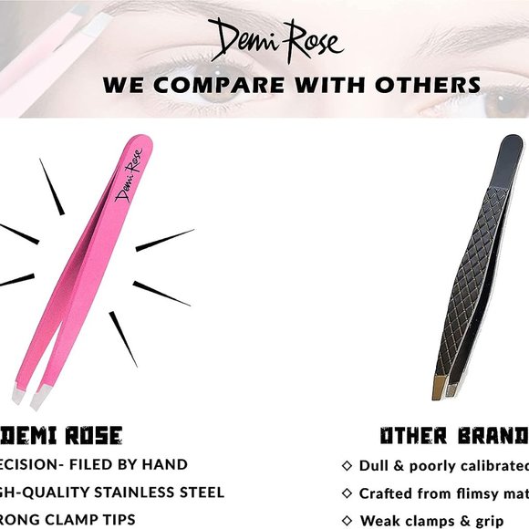 Demi Rose Tweezers for Women Facial Hair - Picture 6 of 6